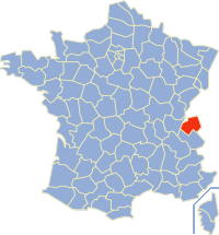 Carte des départements français (source : Wikipedia)