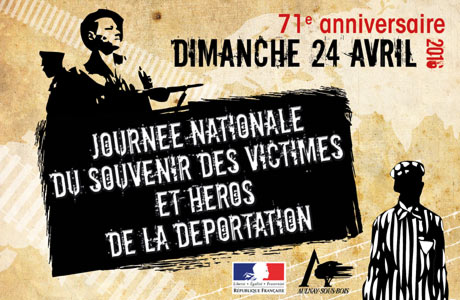 24 avril, journée nationale du souvenir des victimes et héros de la déportation