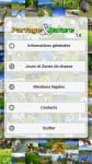 Page d'accueil de l'application Partage et Nature