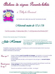 Ateliers de signes parents- bébés à Villy-le-Bouveret