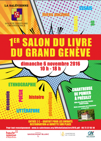 Affiche du Salon du livre du Grand Genève