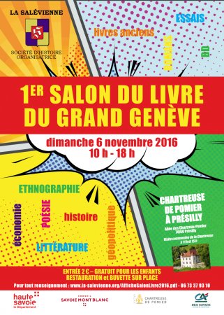 Affiche du Salon du livre du Grand Genève