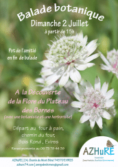 Sortie botanique organisée par Azhure le dimanche 2 juillet