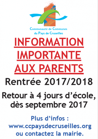 Rythmes scolaires - retour à 4 jours