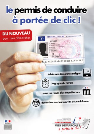 Dématérialisation des procédures de demande de permis de conduire