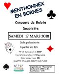 Concours de belote 2018 organisé par l'APE