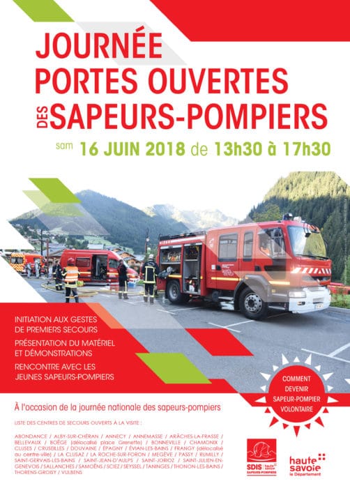 Journée portes ouvertes dans 32 centres d'incendie et de secours du département.