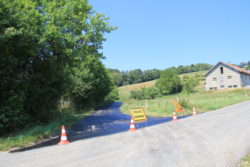 Regoudronnage de la route de chez les maîtres 2018