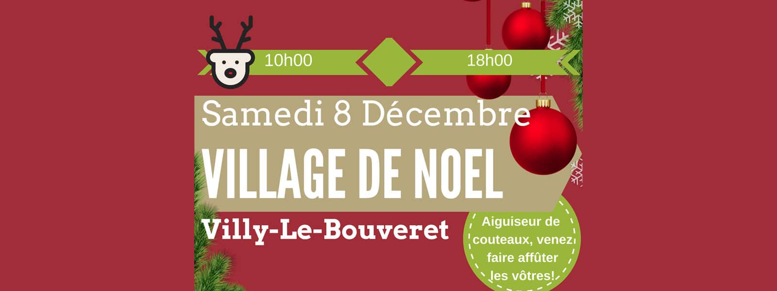 Village de noël de l'APEMV le 8 décembre 2018 à Villy-le-Bouveret