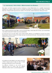 Bulletin 2018 - Centenaire 1914-1918