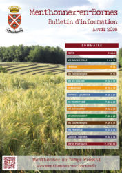 Couverture du bulletin d'info 2016