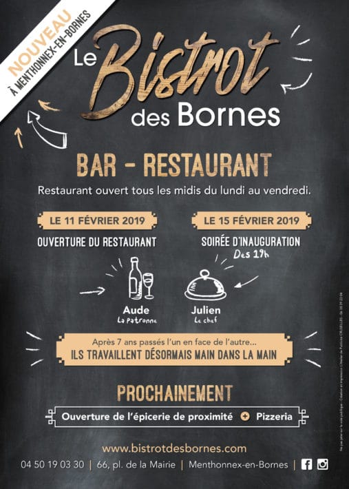 Ouverture du Bistrot des Bornes