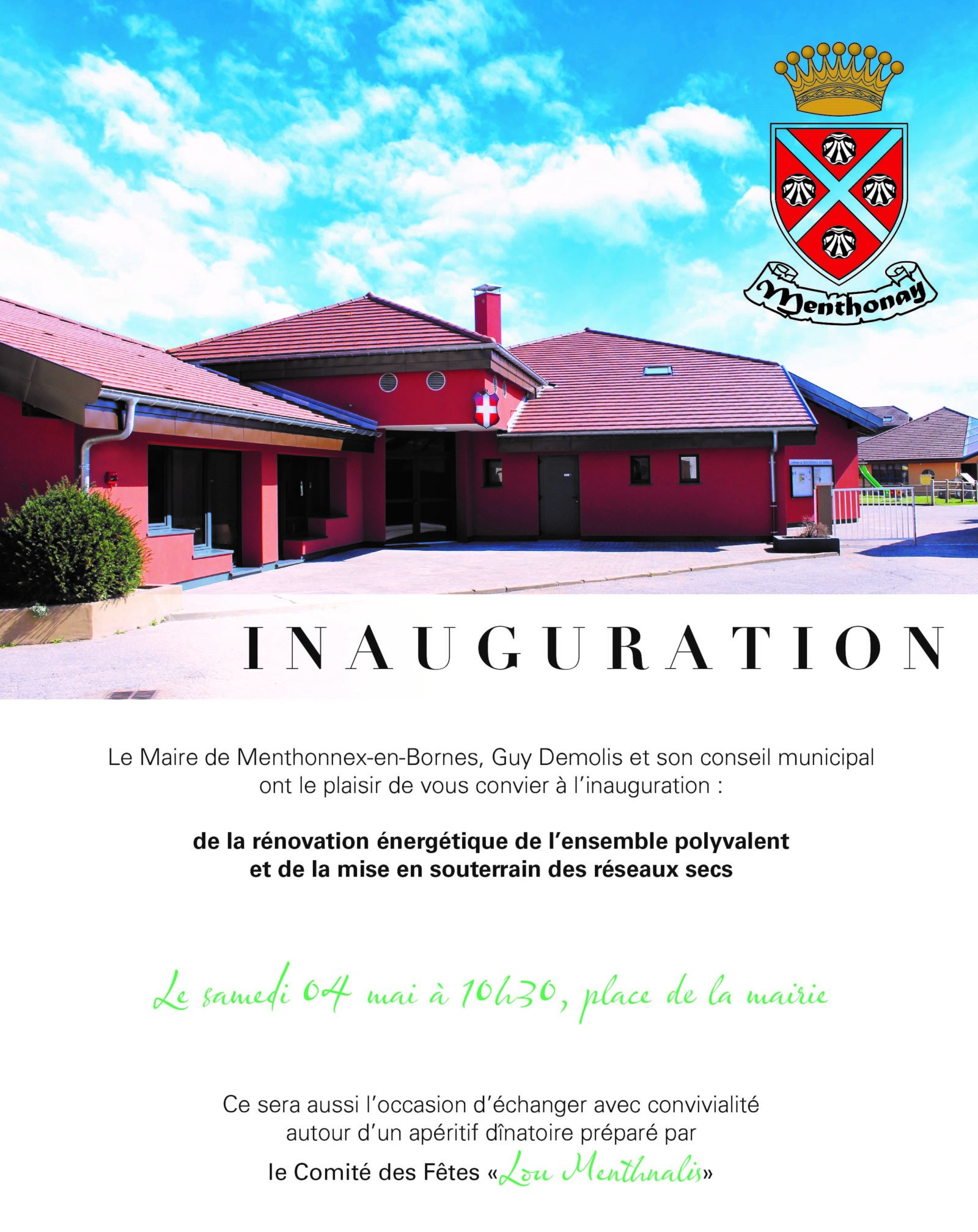 Inauguration de l'ensemble poyvalent