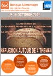 Journée mondiale de l'alimentation et journée nationale de lutte contre le gaspillage le 16 octobre 2019