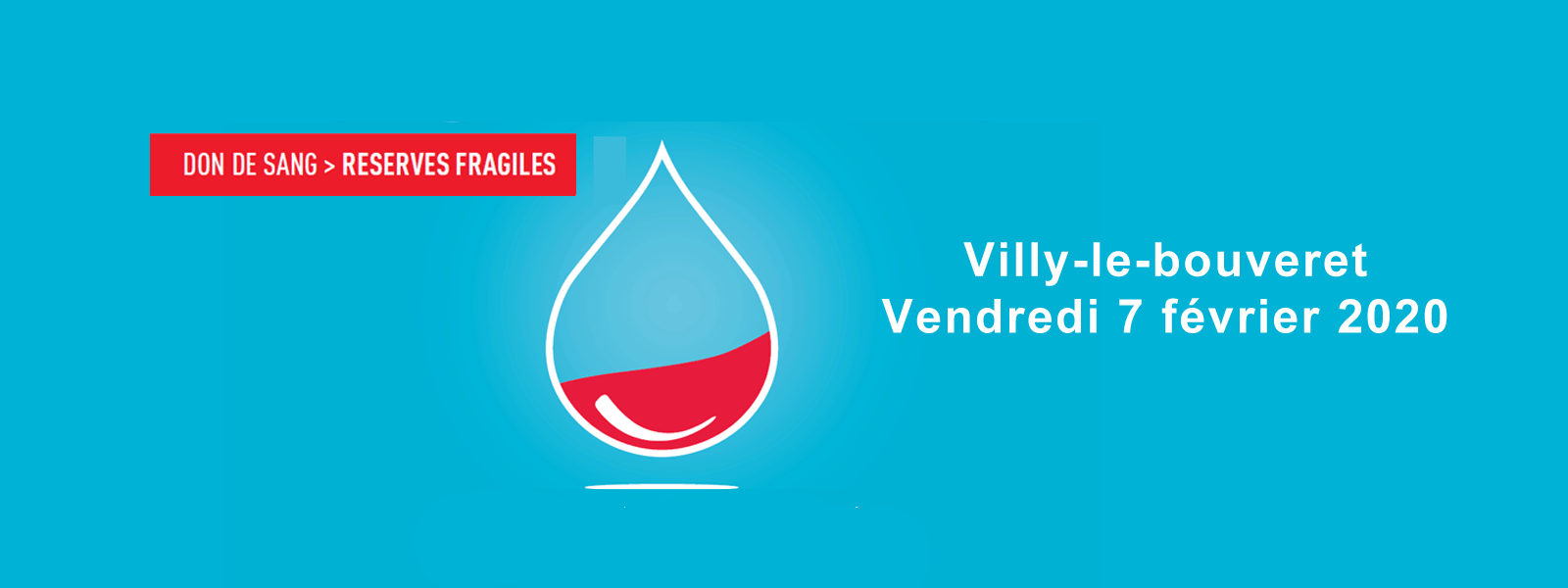 Dong du sang à Villy-le-Bouveret le 7 février 2020