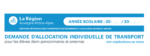 Allocation individuelle de transport 2019/2020