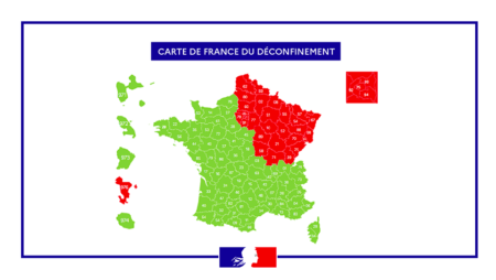 Carte de déconfinement