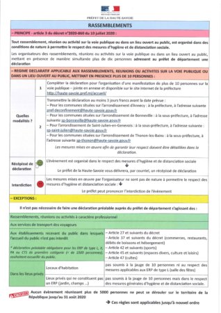 Covid19 - Fiche thématique : rassemblements