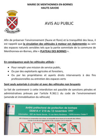 Réglementation concernant les véhicules à moteur