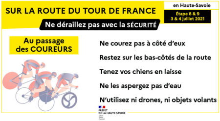 Tour de France : mesures de sécurité au passage des coureurs