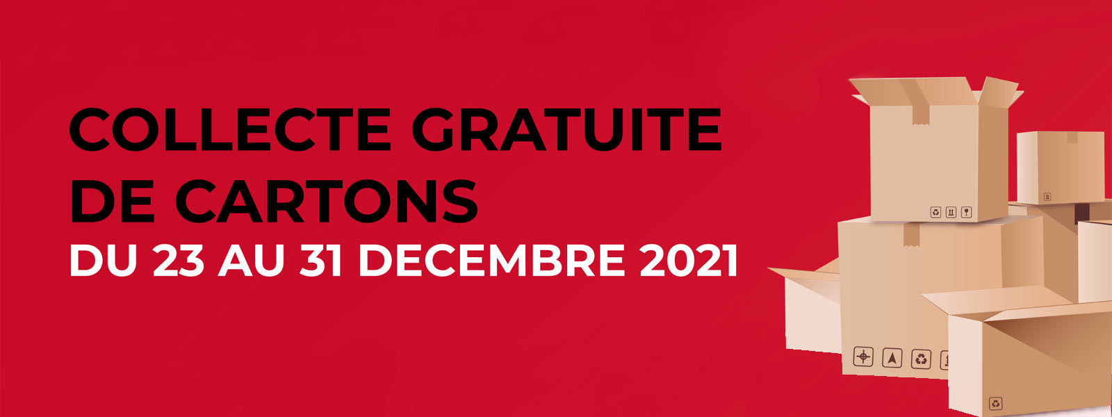 Collecte gratuite de cartons 2021-2022