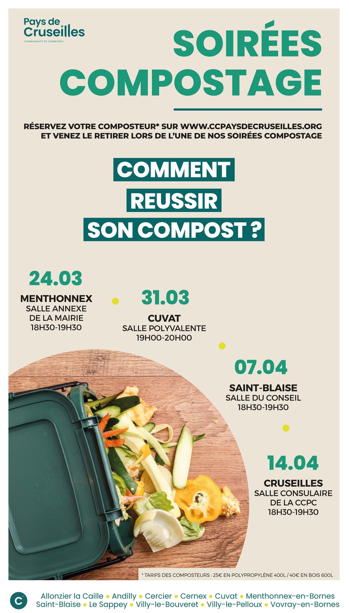 Soirées compostage 2022