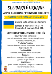 Solidarité avec l'Ukraine
