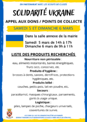 Solidarité avec l'Ukraine