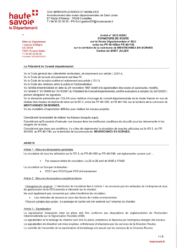 Arrêté préfectoral : fermeture de la RD 3 les 25 et 26 avril 2022