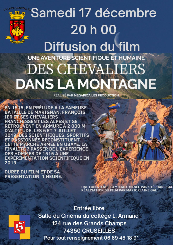 Des chevaliers dans la montagne : film et conférence le 17 décembre 2022 à Cruseilles