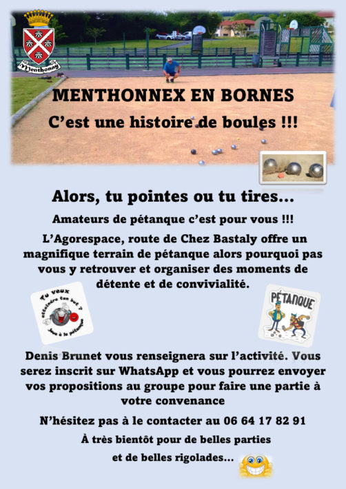 Information pétanque
