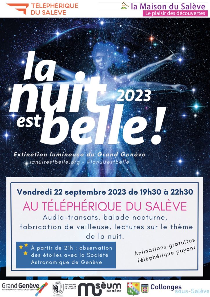 La Nuit est Belle au téléphérique du Salève