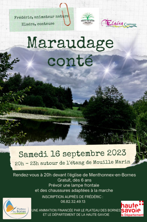 Balade nocturne autour de l'Etang de Mouille Marin le 16 septembre 2023