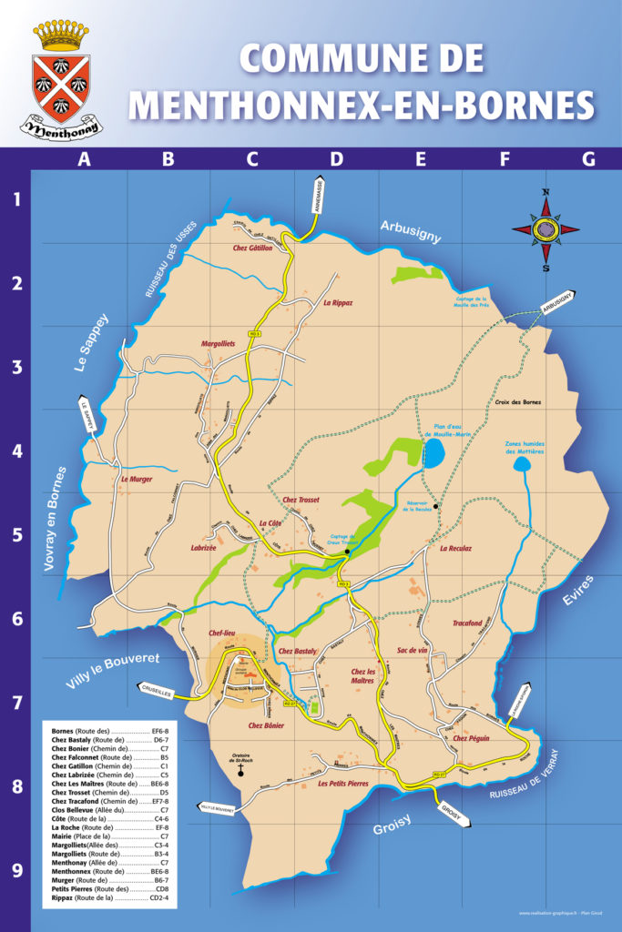 Plan de Menthonnex-en-Bornes