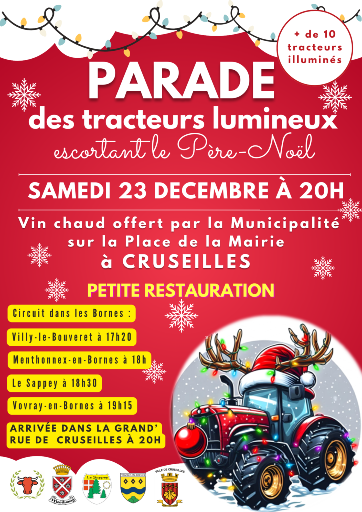 Parade des tracteurs lumineux 2023