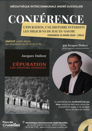 Affiche de la Conférence de Jacques Dallest