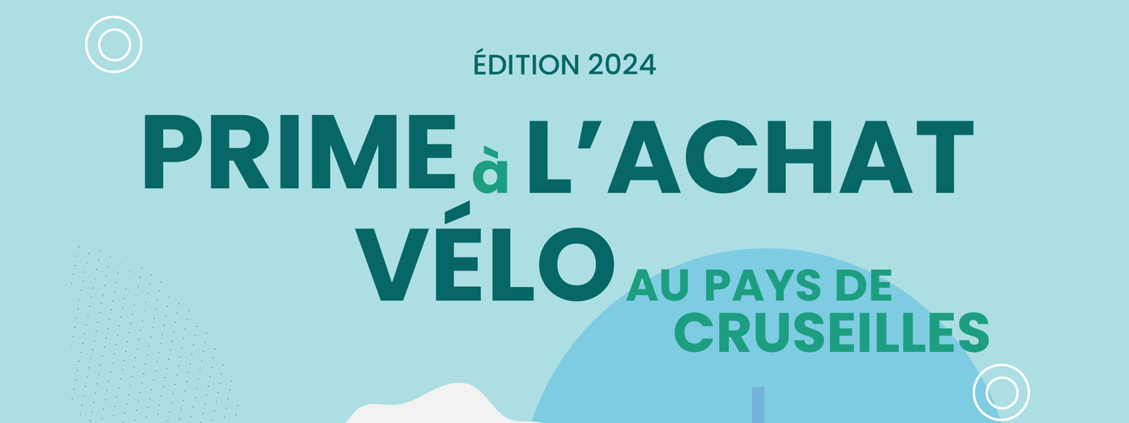 Bannière pour la Prime Vélo de la CCPC