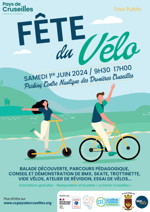 Fête du vélo le 1er juin 2024 à Cruseilles