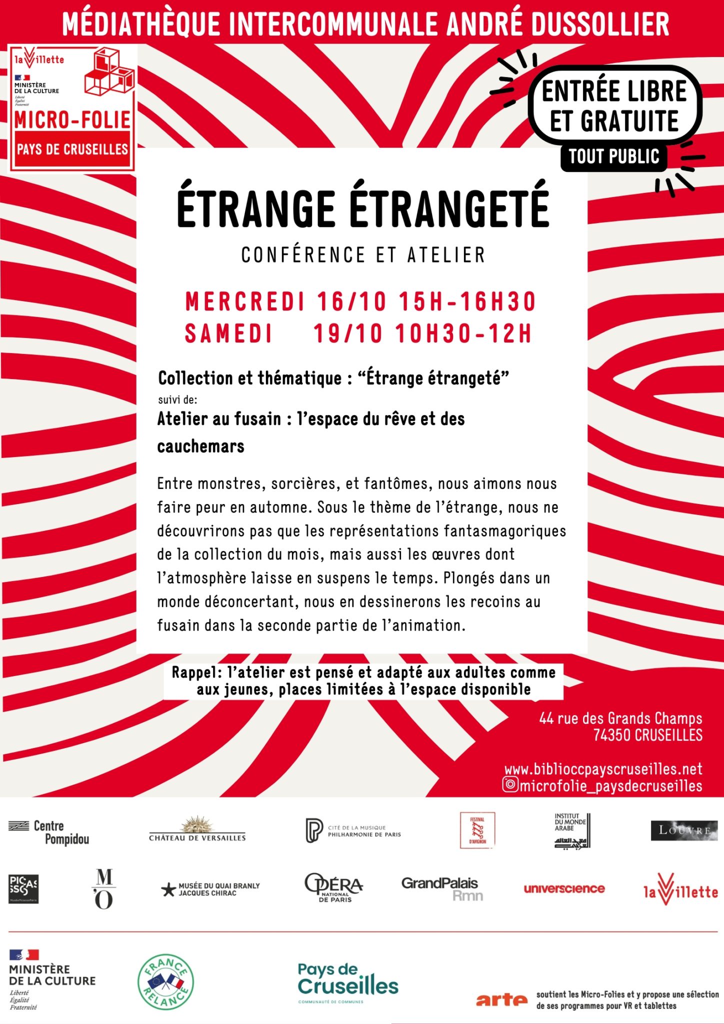 Etrange étrangeté à la micro-folie de Cruseilles