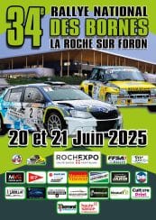 Affiche du Rallye des Bornes 2025