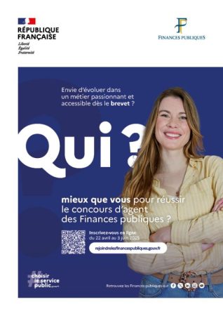 Affiche du concours des Finances publiques 2025