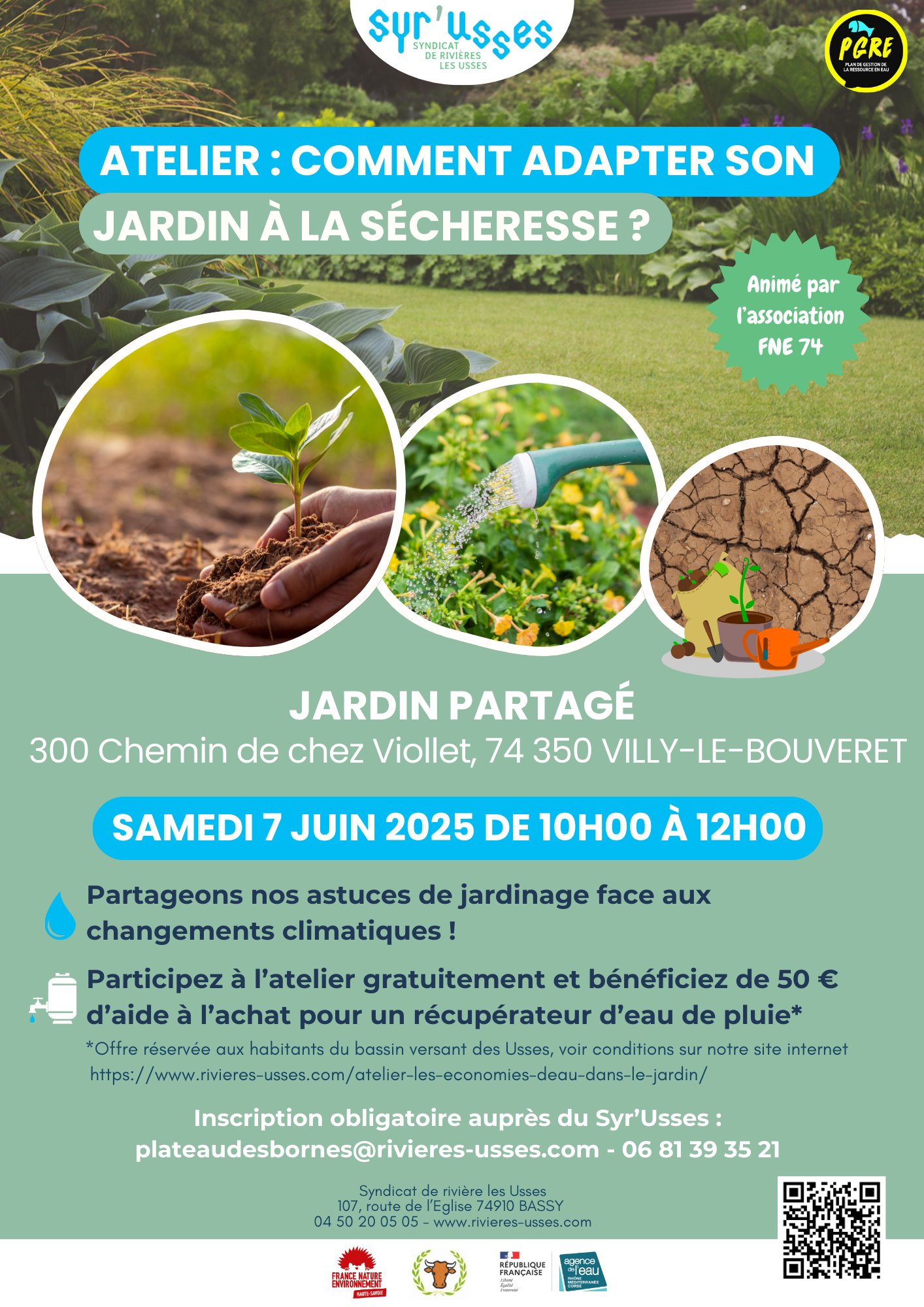 Atelier : Comment adapter son jardin à la sécheresse ?