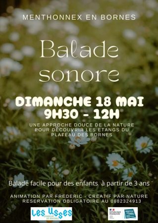 Immersion sonore à l’écoute des oiseaux et des animaux le 18 mai 2025