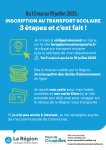 Inscription aux transports scolaires 2025-2026 : 3 étapes