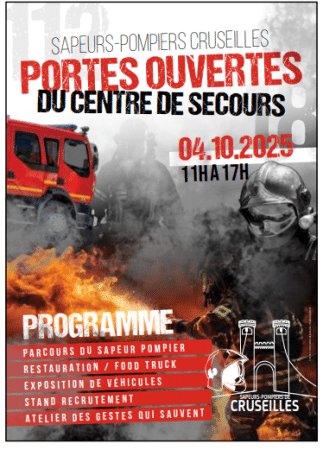 Journée portes ouvertures du centre de secours le 4 octobre 2025