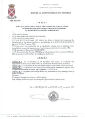 Arrêté portant règlementation provisoire de circulation 60 route des Petits Pierre du 15 au 29 décembre 2025