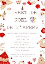 Livrt de Noël de l'APEMV