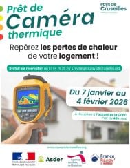  Prêt de caméras thermiques en janvier 2026 aux habitants de la CCPC.