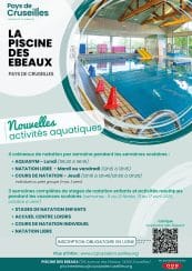 Nouvelles activités à la piscine des Ebeaux dès janvier 2026